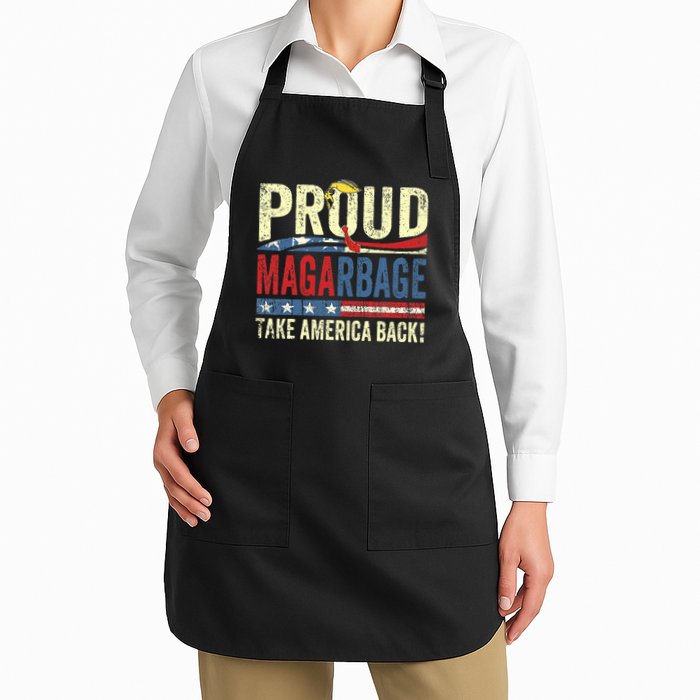 Proud Maga Garbage Proud To Be Garbage Trump Supporters Apron