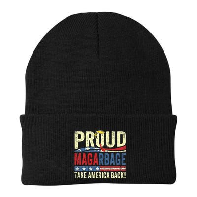 Proud Maga Garbage Proud To Be Garbage Trump Supporters Beanie