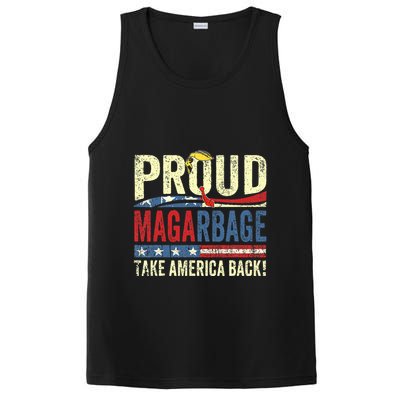 Proud Maga Garbage Proud To Be Garbage Trump Supporters PosiCharge Competitor Tank