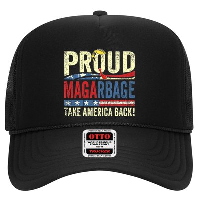 Proud Maga Garbage Proud To Be Garbage Trump Supporters Trucker Hat