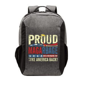 Proud Maga Garbage Proud To Be Garbage Trump Supporters Vector Backpack