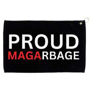 Proud Maga Garbage Trump Supporters Grommeted Golf Towel