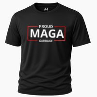 Proud Maga Garbage Proud To Be Garbage Trump Supporters Cooling Performance Crew T-Shirt