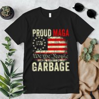 Proud Maga Garbage Make American Garbage Great Again Premium T-Shirt