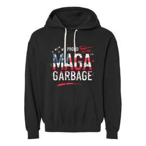 Proud Maga Garbage Premium Garment-Dyed Fleece Hoodie