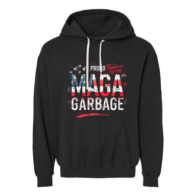 Proud Maga Garbage Premium Garment-Dyed Fleece Hoodie