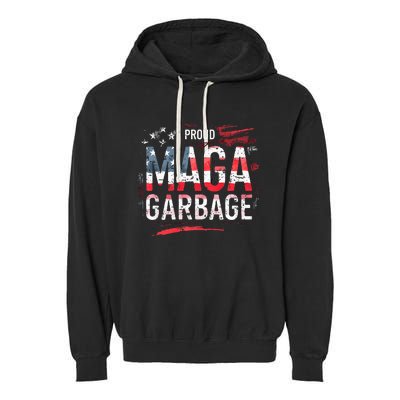 Proud Maga Garbage Premium Garment-Dyed Fleece Hoodie