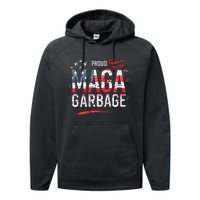 Proud Maga Garbage Premium Performance Fleece Hoodie