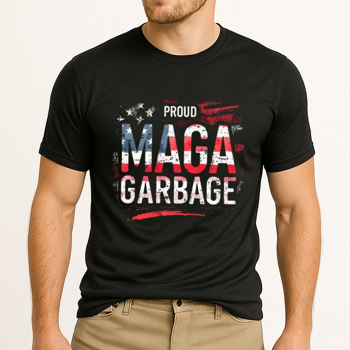 Proud Maga Garbage Premium Cooling Performance Crew T-Shirt