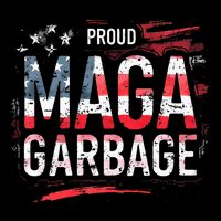 Proud Maga Garbage Premium Cooling Performance Long Sleeve Crew
