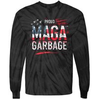 Proud Maga Garbage Premium Tie-Dye Long Sleeve Shirt