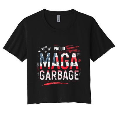 Proud Maga Garbage Premium Crop Top