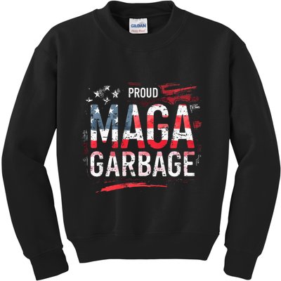 Proud Maga Garbage Premium Kids Sweatshirt