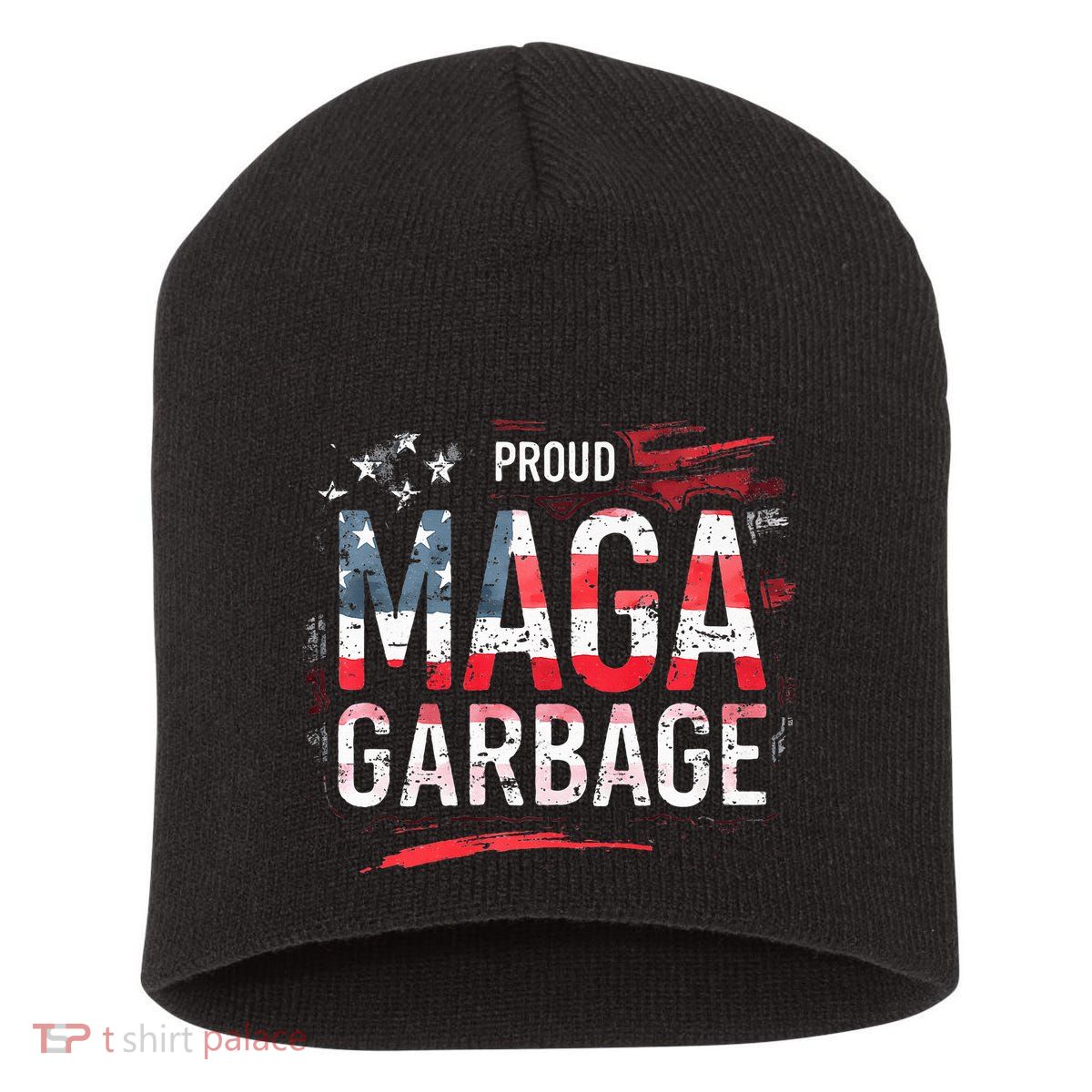 Proud Maga Garbage Premium Short Acrylic Beanie