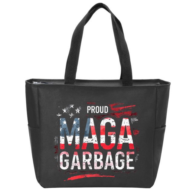 Proud Maga Garbage Premium Zip Tote Bag
