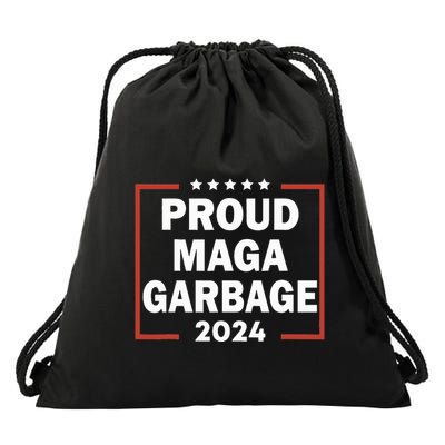 Proud Maga Garbage Trump Supporter Drawstring Bag