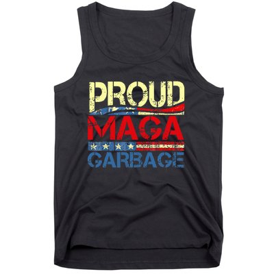 Proud Maga Garbage Trump Supporter Tank Top