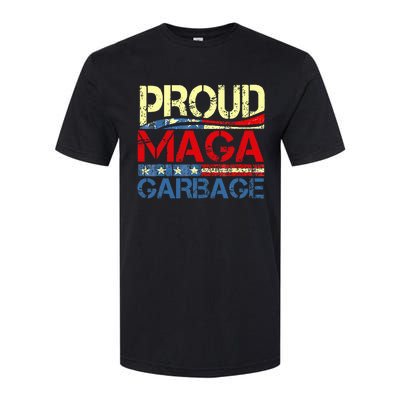 Proud Maga Garbage Trump Supporter Softstyle CVC T-Shirt