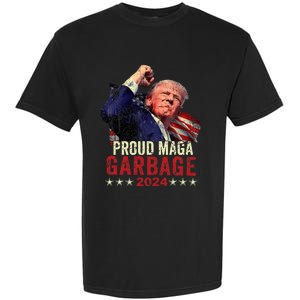 Proud Maga Garbage Trump Supporter Garment-Dyed Heavyweight T-Shirt