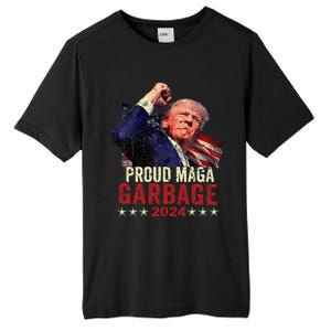 Proud Maga Garbage Trump Supporter Tall Fusion ChromaSoft Performance T-Shirt