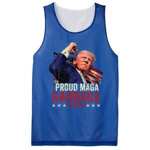 Proud Maga Garbage Trump Supporter Mesh Reversible Basketball Jersey Tank