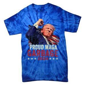 Proud Maga Garbage Trump Supporter Tie-Dye T-Shirt