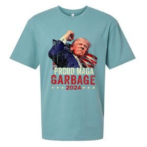 Proud Maga Garbage Trump Supporter Sueded Cloud Jersey T-Shirt