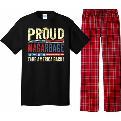 Proud Maga Garbage Trump Supporters Pajama Set