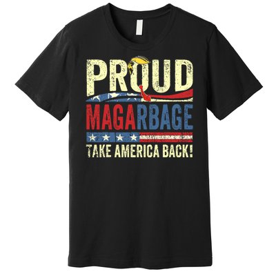 Proud Maga Garbage Trump Supporters Premium T-Shirt