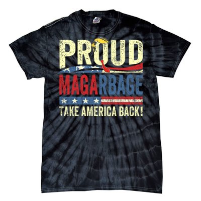 Proud Maga Garbage Trump Supporters Tie-Dye T-Shirt