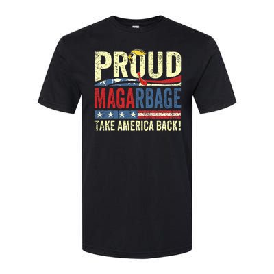 Proud Maga Garbage Trump Supporters Softstyle CVC T-Shirt