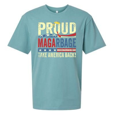 Proud Maga Garbage Trump Supporters Sueded Cloud Jersey T-Shirt