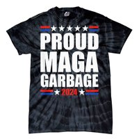 Proud Maga Garbage Trump Supporter Tie-Dye T-Shirt