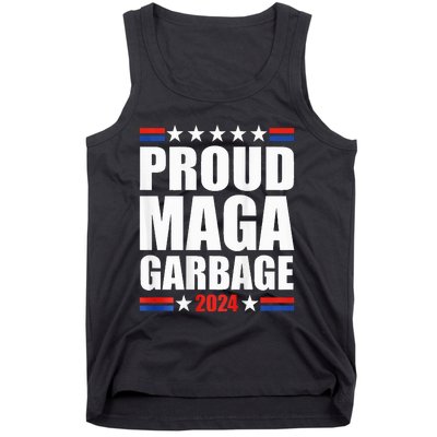 Proud Maga Garbage Trump Supporter Tank Top