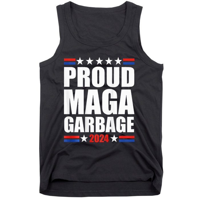 Proud Maga Garbage Trump Supporter Tank Top