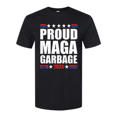 Proud Maga Garbage Trump Supporter Softstyle CVC T-Shirt