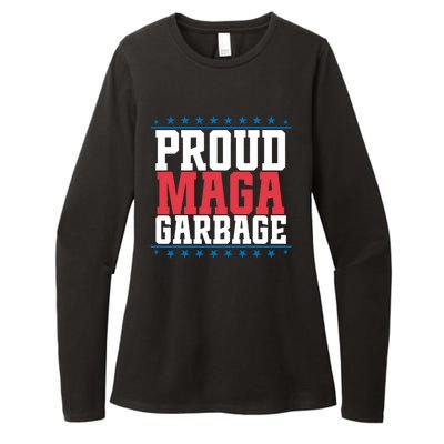 Proud Maga Garbage Trump Supporter Womens CVC Long Sleeve Shirt