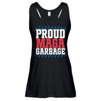 Proud Maga Garbage Trump Supporter Ladies Essential Flowy Tank