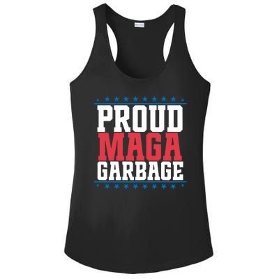 Proud Maga Garbage Trump Supporter Ladies PosiCharge Competitor Racerback Tank