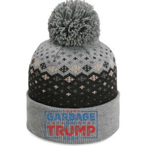 Proud Maga Garbage For Trump Supporter Gift The Baniff Cuffed Pom Beanie