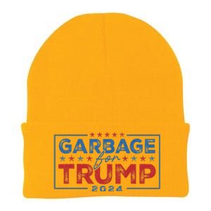 Proud Maga Garbage For Trump Supporter Gift Knit Cap Winter Beanie