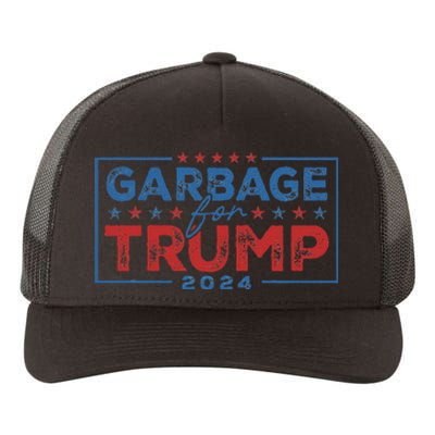 Proud Maga Garbage For Trump Supporter Gift Yupoong Adult 5-Panel Trucker Hat