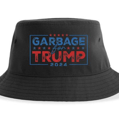 Proud Maga Garbage For Trump Supporter Gift Sustainable Bucket Hat