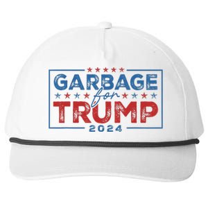 Proud Maga Garbage For Trump Supporter Gift Snapback Five-Panel Rope Hat