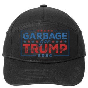 Proud Maga Garbage For Trump Supporter Gift 7-Panel Snapback Hat