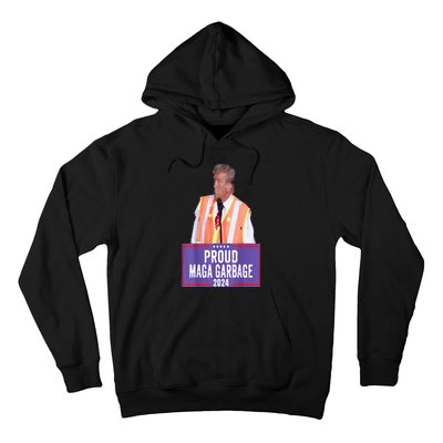 Proud Maga Garbage For Trump 2024 Trump Supporter Hoodie