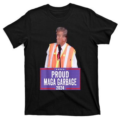 Proud Maga Garbage For Trump 2024 Trump Supporter T-Shirt