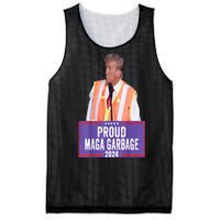 Proud Maga Garbage For Trump 2024 Trump Supporter Mesh Reversible Basketball Jersey Tank