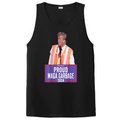 Proud Maga Garbage For Trump 2024 Trump Supporter PosiCharge Competitor Tank