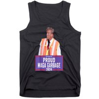 Proud Maga Garbage For Trump 2024 Trump Supporter Tank Top